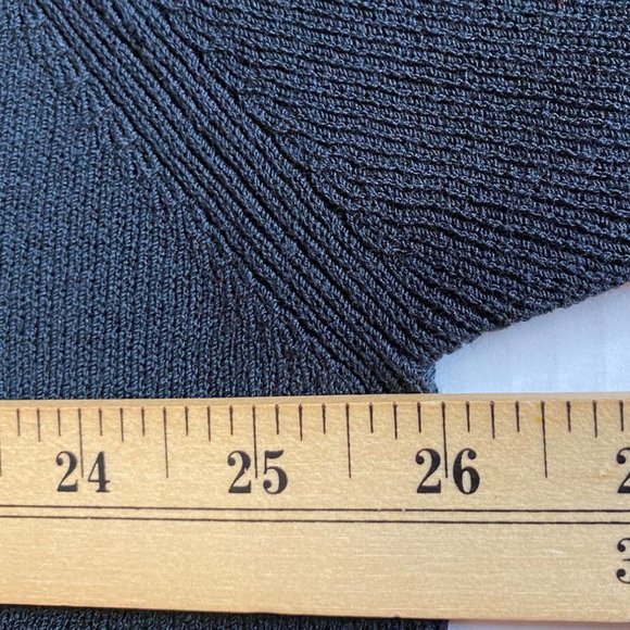 Jones New York Womens Black Ribbed Knit Short Sleeve Top Size 2X - Picture 6 of 7